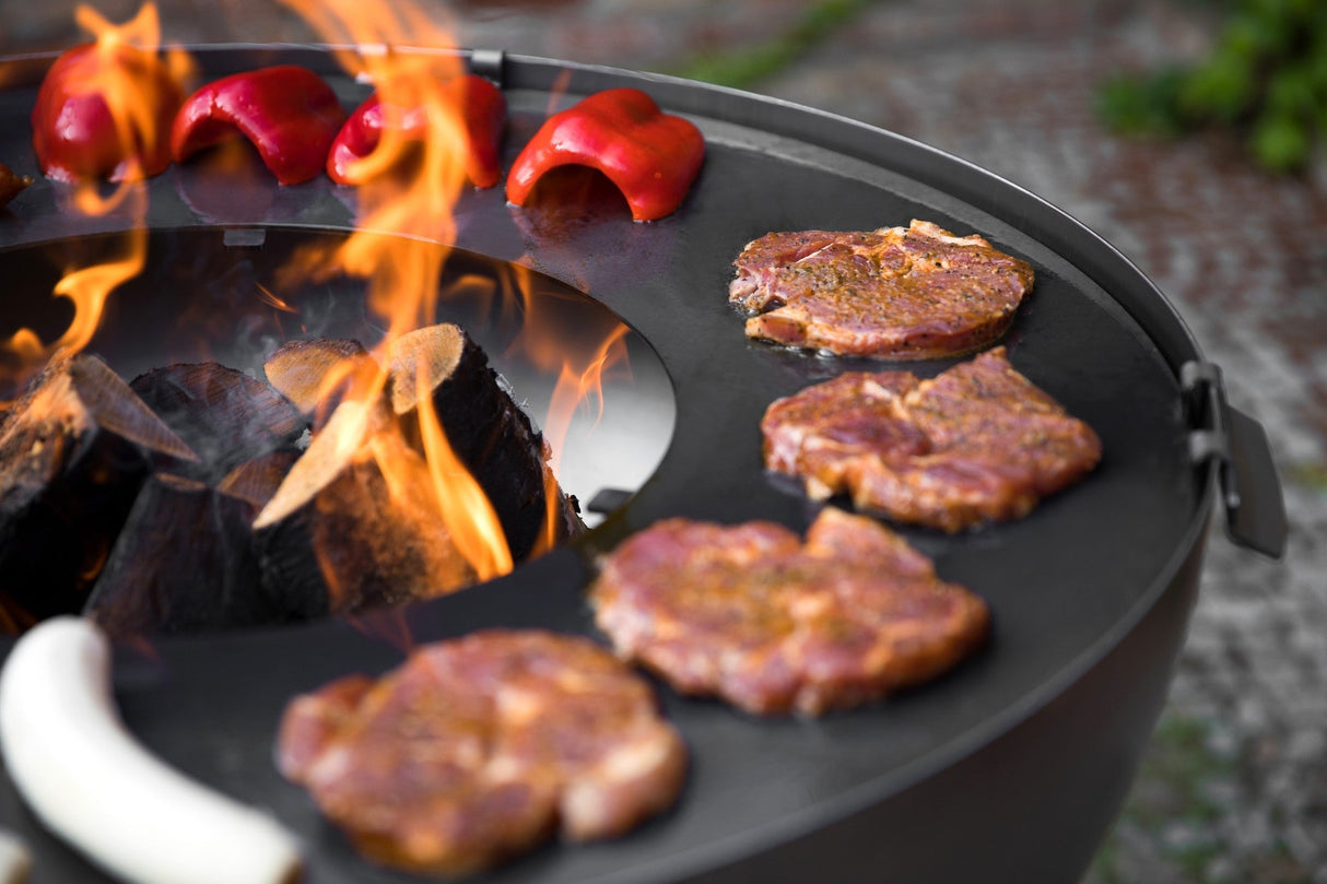 CookKing Premium Grill "SANTOS" – Realizzato a Mano in Acciaio Naturale