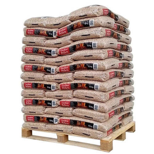 Pellet di Legno Premium Excellent Pellets – Pallet da 975 kg (65 sacchi)