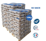 Pellet di Legno Francese Woodstock® Premium – Pallet da 990 kg (66 sacchi)