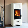 Piazzetta E928 C stufa a legna 11 kW con bocchetta frontale