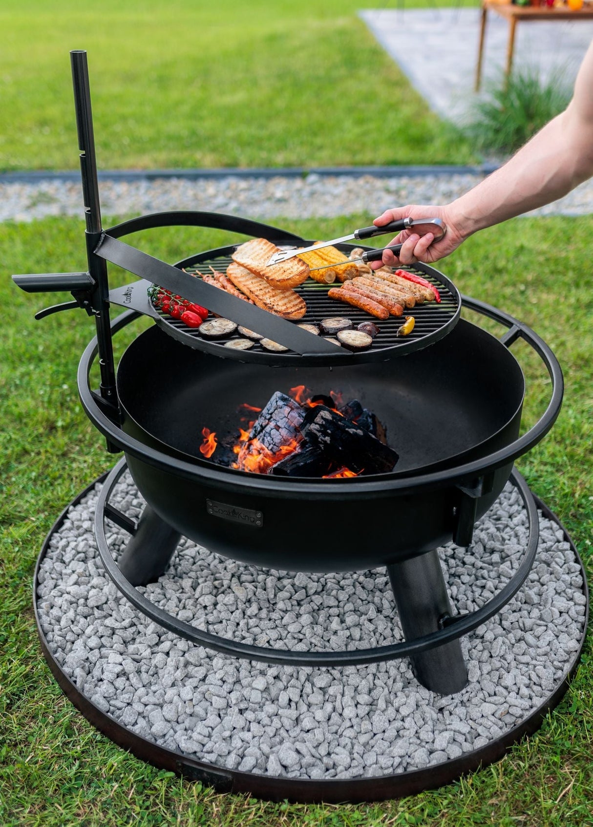Braciere Multifunzione „BANDITO“ – con Griglia Girevole