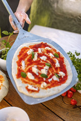 Stufa da giardino TOSCANA con forno per pizza, barbecue e affumicatore – in vero acciaio grezzo
