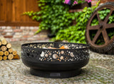 Braciere "Berlin" 80 cm in massiccio acciaio grezzo naturale