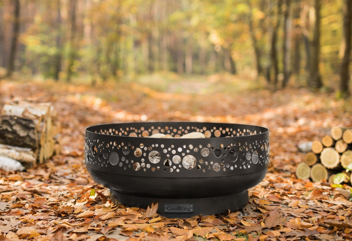 Braciere "Berlin" 80 cm in massiccio acciaio grezzo naturale