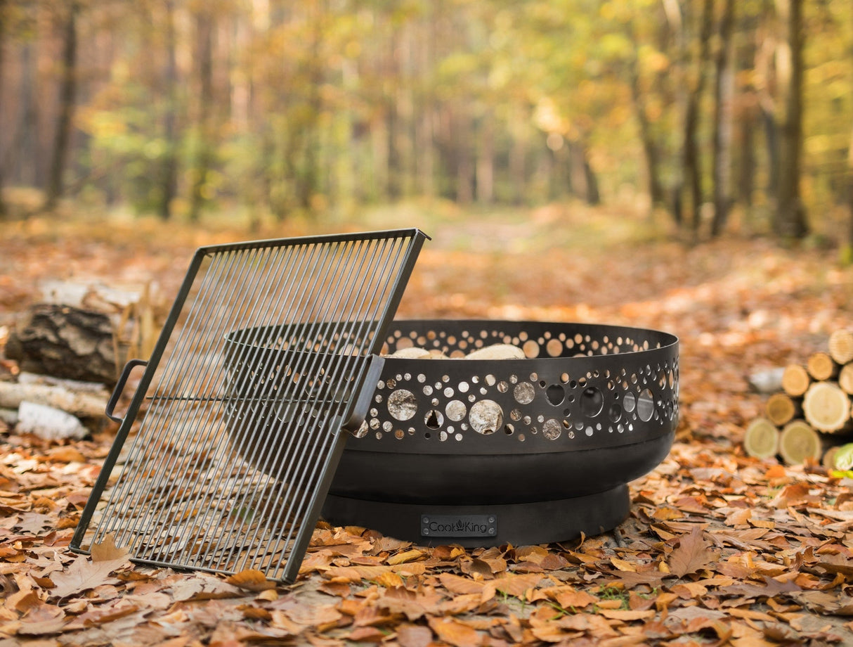 Braciere "Berlin" 80 cm in massiccio acciaio grezzo naturale