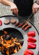 CookKing Premium Grill "SANTOS" – Realizzato a Mano in Acciaio Naturale