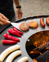 CookKing Premium Grill "SANTOS" – Realizzato a Mano in Acciaio Naturale