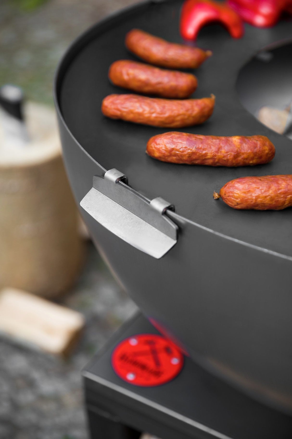 CookKing Premium Grill "SANTOS" – Realizzato a Mano in Acciaio Naturale