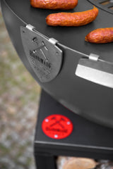 CookKing Premium Grill "SANTOS" – Realizzato a Mano in Acciaio Naturale