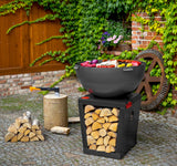 CookKing Premium Grill "SANTOS" – Realizzato a Mano in Acciaio Naturale