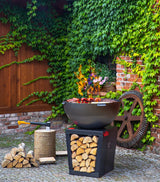 CookKing Premium Grill "SANTOS" – Realizzato a Mano in Acciaio Naturale