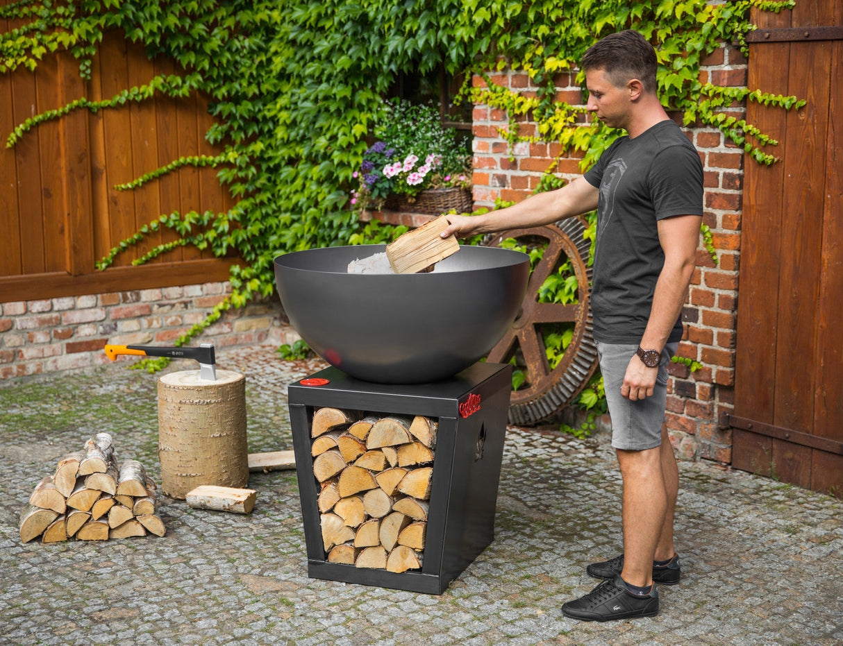 CookKing Premium Grill "SANTOS" – Realizzato a Mano in Acciaio Naturale
