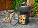 CookKing Premium Grill "SANTOS" – Realizzato a Mano in Acciaio Naturale