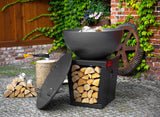 CookKing Premium Grill "SANTOS" – Realizzato a Mano in Acciaio Naturale