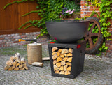 CookKing Premium Grill "SANTOS" – Realizzato a Mano in Acciaio Naturale