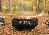 Braciere "Hamburg" 80 cm in massiccio acciaio grezzo naturale