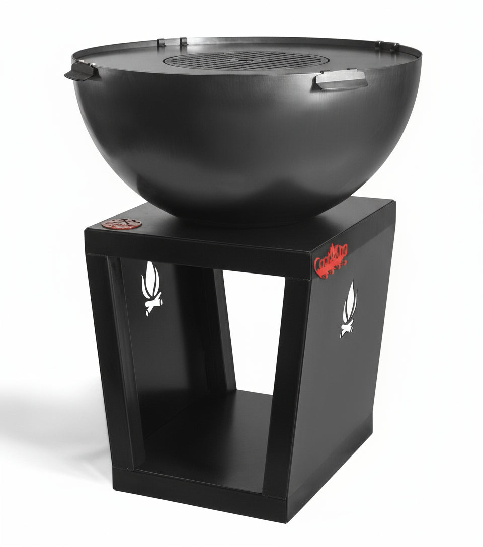 CookKing Premium Grill "SANTOS" – Realizzato a Mano in Acciaio Naturale